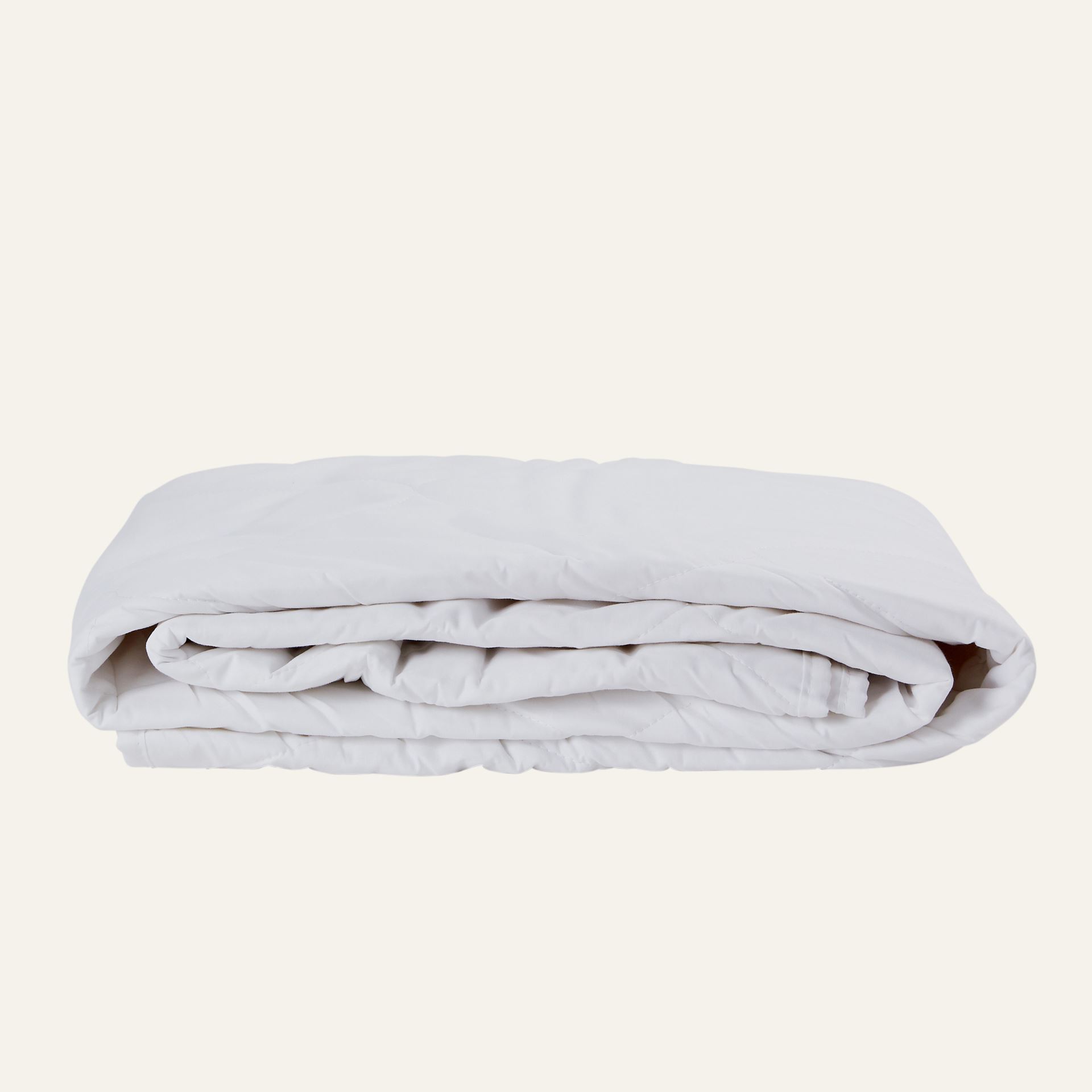 Baumwollbettdecke (leicht) Weiß - 150x210 cm Weiß - 1